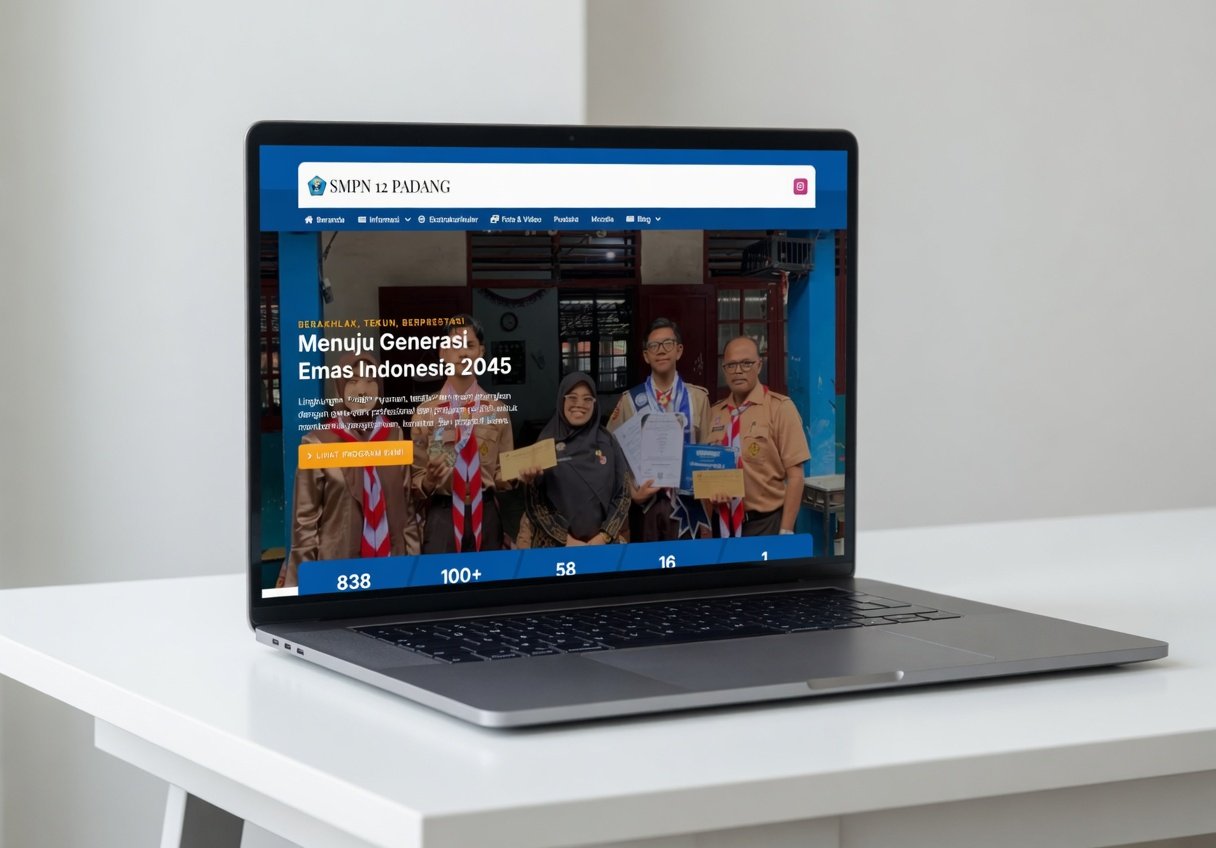 SMPN 12 Padang terbitkan Website Resmi